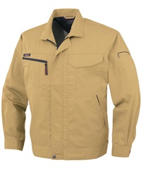 【CO-COS】A-761　長袖ブルゾン(2ｷｬﾒﾙﾍﾞｰｼﾞｭ-SS)