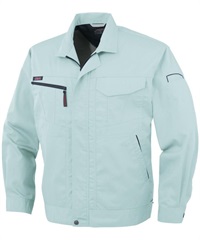 【CO-COS】A-761　長袖ブルゾン(9ﾊﾟｳﾀﾞｰｸﾞﾘｰﾝ-SS)
