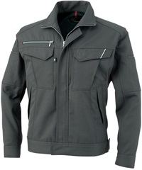 【CO-COS】A-8071　裏綿長袖ブルゾン(23ﾁｬｺｰﾙ-SS)