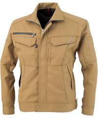 【CO-COS】A-8071　裏綿長袖ブルゾン(24ｷｬﾒﾙ-SS)