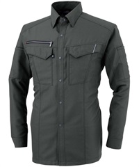 【CO-COS】A-8078　裏綿長袖シャツ(23ﾁｬｺｰﾙ-SS)
