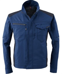 【CO-COS】A-9071　ストレッチ　長袖ジャケット(6ﾌﾞﾙｰ-SS)