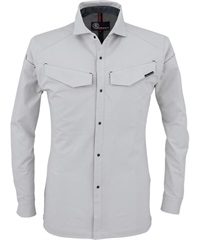 【CO-COS】A-9188　軽量・４ＷＡＹストレッチ　長袖シャツ(3ｼﾙﾊﾞｰ-SS)