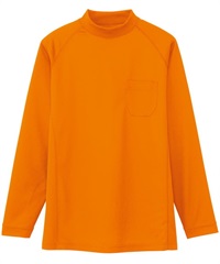 【CO-COS】AS-658　長袖ローネックシャツ(12ｵﾚﾝｼﾞ-M)