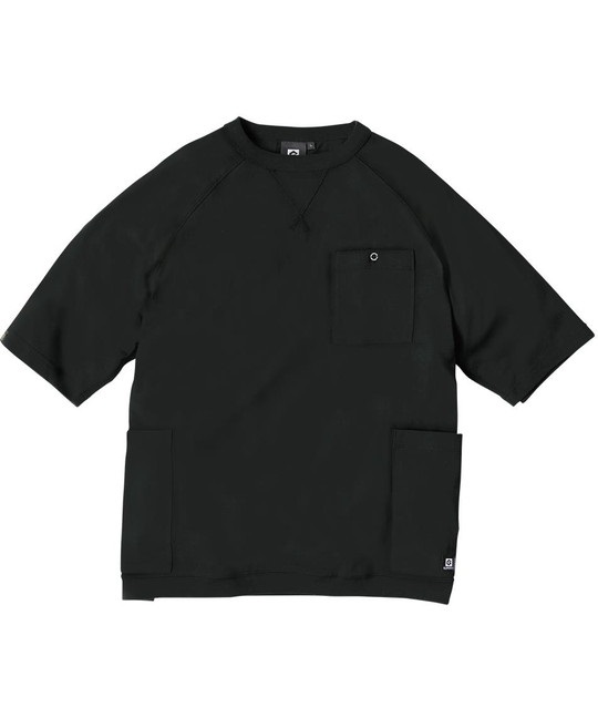 【CO-COS】G-947　５ポケット 半袖Ｔシャツ(13ﾌﾞﾗｯｸ-SS)