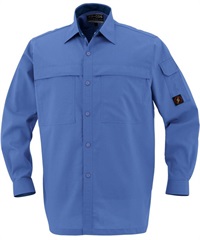 【CO-COS】P-5588　防汚・製品制電　長袖シャツ(21ﾗﾍﾞﾝﾀﾞｰ-S)