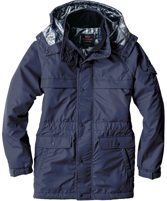 【ビッグボーン】8385　防寒コート(45ﾊﾟｰﾌﾟﾙﾌﾞﾙｰ-3S)