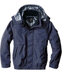 【ビッグボーン】8386　防寒ジャケット(45ﾊﾟｰﾌﾟﾙﾌﾞﾙｰ-3S)