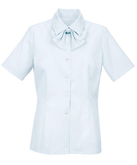 【サーヴォ(GROW)】BL449　レディスブラウス（半袖）(K6ﾌﾞﾙｰ系-5)