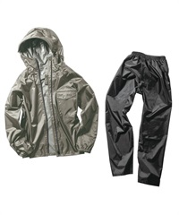 【Makku】AS5110　レインキーパースーツ(ｸﾞﾚｰｼﾞｭ-M)