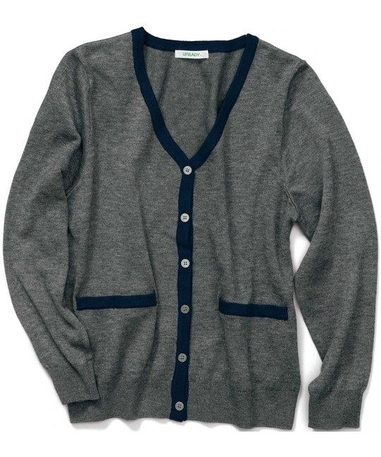 【ヤギコーポレーション（UNILADY）】U1124　カーディガン(10ﾈｲﾋﾞｰ-7)