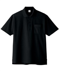 【CO-COS】A-137　超消臭　半袖ポロシャツ(13ﾌﾞﾗｯｸ-SS)