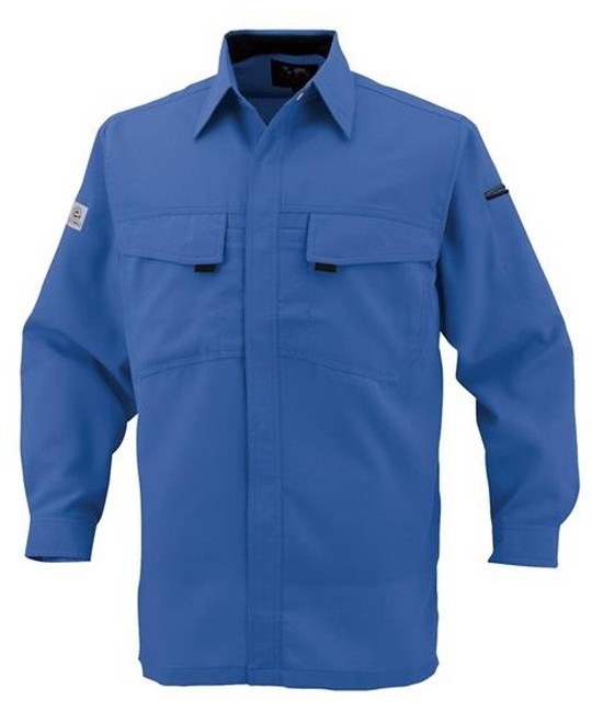 【CO-COS】A-3368　エコ・製品制電　長袖シャツ(6ﾌﾞﾙｰ-SS)