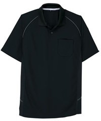 【CO-COS】A-3377　半袖ポロシャツ(13ﾌﾞﾗｯｸ-SS)
