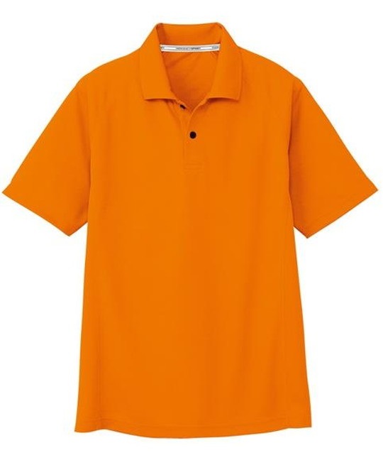 【CO-COS】AS-1647　半袖ポロシャツ（胸ポケットなし）(12ｵﾚﾝｼﾞ-SS)