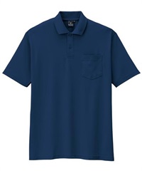 【CO-COS】AS-257　制電・防湿・消臭・半袖ポロシャツ(1ﾈｲﾋﾞｰ-SS)