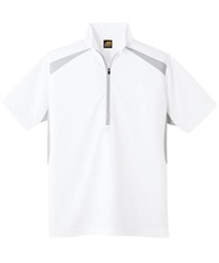 【CO-COS】AS-577　半袖ハーフジップシャツ