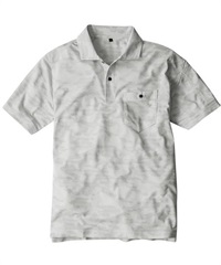 【CO-COS】G-1637　ＭＡＸＤＲＹ　エアーＵＶ＋軽量半袖ポロシャツ(53ｶﾓｸﾞﾚｰ-SS)
