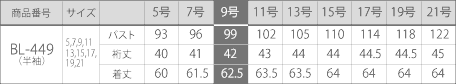 サイズ表1